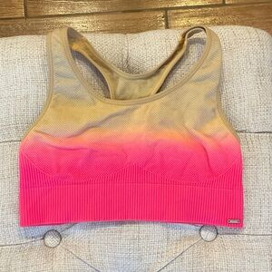 PINK Victoria's Secret Gradient Pink and Tan Bra